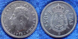 SPAIN - 50 Pesetas 1975 *78 KM#809 Juan Carlos I (1975-2014) - Edelweiss Coins - Sonstige & Ohne Zuordnung