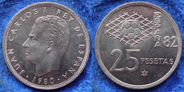 SPAIN - 25 Pesetas 1980 *80 KM#818 Football Championship 1982 - Edelweiss Coins - Other & Unclassified