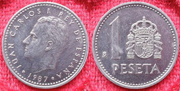 SPAIN - 1 Peseta 1987 KM# 821 Juan Carlos I (1975-2014) - Edelweiss Coins . - Sonstige & Ohne Zuordnung