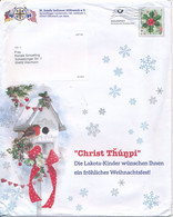 BRD / Bund Offenbach Dialogpost FRW 2020 Kaktee Früchte St. Josef Indianer Hilfswerk Weihnachten Vogel Vogelhaus - Cartas & Documentos