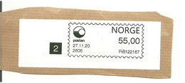 Norway Norge 2020 Label From Posten Norway  27.11.20  NOK  55.00 - Other & Unclassified