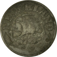 Monnaie, Pays-Bas, Wilhelmina I, 25 Cents, 1941, TB+, Zinc, KM:174 - 25 Cent