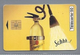 FR.- France Telecom. Télécarte. Les Idées Schhh......!.  Pour Pétiller De Plaisir ! Schweppes. 50 Unités. - Lebensmittel