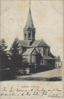 Lombise.   -   L'Eglise   -   RELAIS Stempel   -   1905   Naar  Forest - Lens