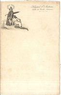 GRAVURES SUR PAPIER A LETTRE . SALLE DE GARDE . 19EM . HOPITAL ST ANTOINE - Ohne Zuordnung