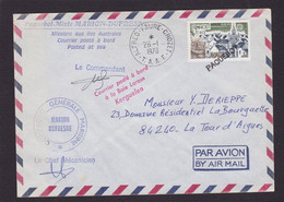 Enveloppe Iles Australes Polaire Paquebot Cachets TAAF - Lettres & Documents
