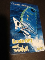 NOUVELLE CALEDONIA  CHIP CARD 25  UNITS   WINDSURFING /SPORTS        ** 4188 ** - Neukaledonien