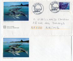 MAYOTTE PRET-A-POSTER (82-E1) DEPART PREMIER JOUR LES BALEINES 1er AOUT 2000 PAMANDZI POUR LA FRANCE - Postal Stationeries & PAP