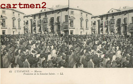 MURCIA PROCESSION SEMANA SANTA RELIGION ESPANA CARTE STEREOSCOPIQUE STEREOVIEW - Murcia