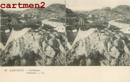 CARTHAGENA PANORAMA ESPANA CARTE STEREOSCOPIQUE STEREOVIEW - Murcia