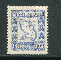 MARTINIQUE- Taxe Y&T N°27- Neuf Sans Charnière ** - Postage Due