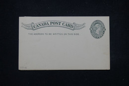 CANADA - Entier Postal Type Victoria , Non Circulé - L 81162 - 1860-1899 Victoria