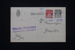 DANEMARK - Entier Postal + Complément De Copenhague Pour Graasten En 1925 - L 81185 - Interi Postali