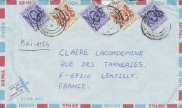 HONG KONG AFFRANCHISSEMENT COMPOSE SUR LETTRE POUR LA FRANCE - Covers & Documents