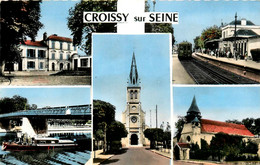 Croissy Sur Seine * Souvenir * Multivues * La Gare - Croissy-sur-Seine