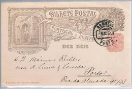 Portugal, 1898, For Porto - Storia Postale