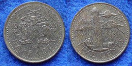 BARBADOS - 5 Cents 1999 KM#11 Commonwealth Independent (1966) - Edelweiss Coins - Barbados (Barbuda)