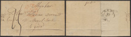 Précurseur - LAC Datée De Boom Den (1831) + Cachet Dateur à Perles "Anvers" Port 25 > Gand - 1830-1849 (Belgio Indipendente)