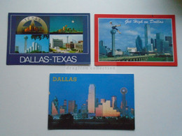 D176256   US  DALLAS  Texas  Lot Of 3 Postcards - Dallas