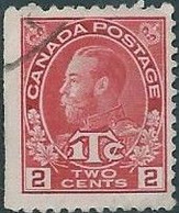 Canada -1916 King George V, 2+1C With The Inscription War Tax,Imperf In The Vertical Side - Impôts De Guerre