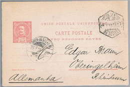 Portugal, 1900, For Rheinhessen - Storia Postale