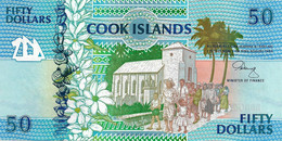 COOK 1992 50 Dollar - P.10a Neuf UNC - Cook Islands