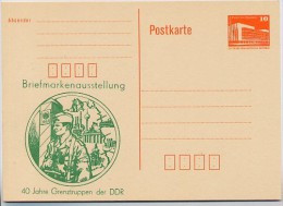 DDR P86I-3-86 C1 Postkarte PRIVATER ZUDRUCK Grenztruppen Königs Wusterhausen 1986 - Private Postcards - Mint