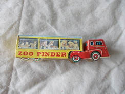 Camion Et Cages Aux Fauves Du Cirque Pinder Richard Zoo En Carton - Werbemodelle - Alle Marken