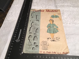 Patron  Modèle Le Petit écho De La Mode Fillette  Tablier Fillette - Patterns