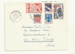 LETTRE POUR LA SUISSE - Covers & Documents