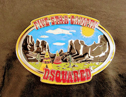 AC - FIVE STAR CAMPIN' DSQUARED2 BELT BUCKLE BORN IN CANADA - MADE IN ITALY - Belts & Buckles