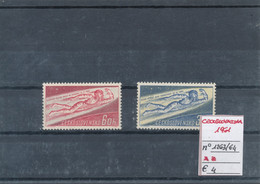 CECOSLOVACCHIA- 1961 N°1263/64 MNH - Andere & Zonder Classificatie