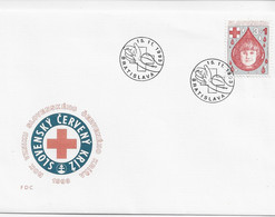 3572 FDC Slovensko Bratislava 1993,Cruz  Roja, Červený Kríž - Lettres & Documents