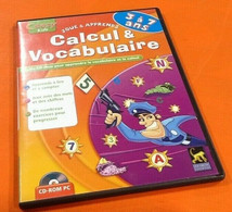 CD-ROM PC  Joue & Apprends   Calcul & Vocabulaire  Ceasy Kids - Jeux PC