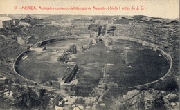 BADAJOZ  , T.P. NO CIRCULADA  , COL. BOCCONI , MÉRIDA - ANFITEATRO ROMANO DEL TIEMPO DE AUGUSTO - Mérida