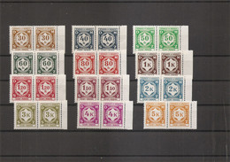 Boheme -Moravie ( Services 1/12 En Paires Horizontales XXX -MNH) - Unused Stamps