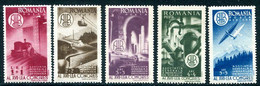 ROMANIA 1947 AGIR Engineers' Congress MNH / **.  Michel 1078-82 - Ongebruikt