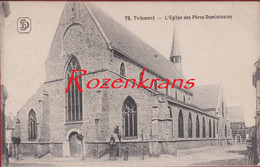 TIENEN Tirlemont Geanimeerd L'Eglise Des Peres Dominicains - Predikherenkerk (En Bon état) (In Goede Staat) - Tienen