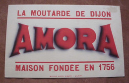 Buvard Maggi -Amora Moutarde De Dijon - Mosterd