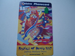 AUSTRALIA  USED CARDS  FESTIVAL - Cultural