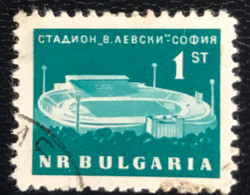 Bulgaria - P4/40 - (°)used - 1963 - Michel 1362 - Vassili Levski Stadion - Timbres De Service