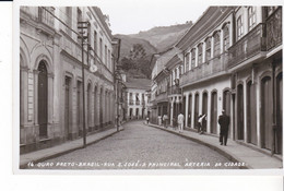 CPA Old Pc  Brésil Ouro Preto Rua S Jose - Belo Horizonte