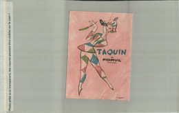 PARFUM TAQUIN DE FORVIL  PARIS  PUBLICITE     (2020 DECEMBRE 455) - Non Classificati