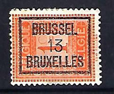 Belgium 1912  Precancel 1c (o) Mi.89  (13 Brussel) - Rollenmarken 1900-09