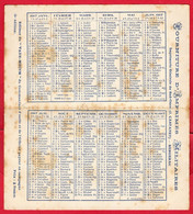 -- CALENDRIER 1917 / FOURNITURES D'IMPRIMES MILITAIRES / AVEC TARIF D'OUVRAGES MILITAIRES -- - Formato Piccolo : 1901-20