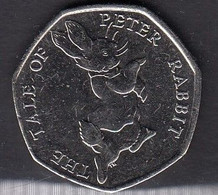 2017 50p Peter Rabbit - 50 Pence