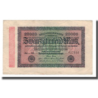 Billet, Allemagne, 20,000 Mark, 1923, 1923-02-20, KM:85c, TTB - 20000 Mark