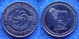 GEORGIA - 5 Thetri 1993 Lion KM# 78 Independent Republic (1991) - Edelweiss Coins - Géorgie