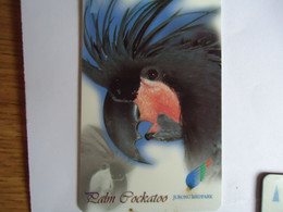 SINGAPORE  USED  CARDS  BIRD BIRDS PAROTTS - Perroquets