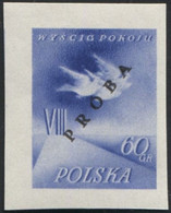 Poland 1955, Mi 905/6 VIII International Cycling Peace Race Original Proof Colour Guarantee PZF Expert Korszeń MNH** P30 - Ensayos & Reimpresiones